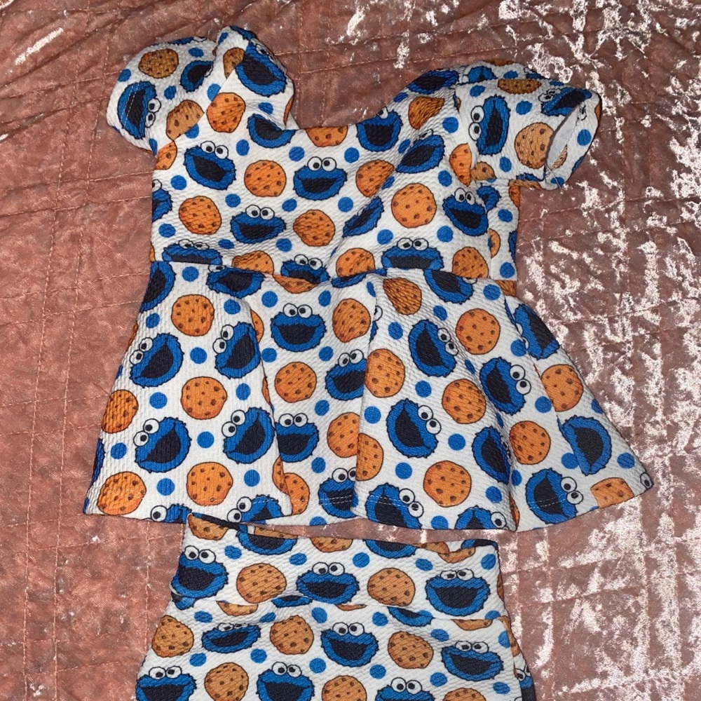 Baby girl special made two piece outfit